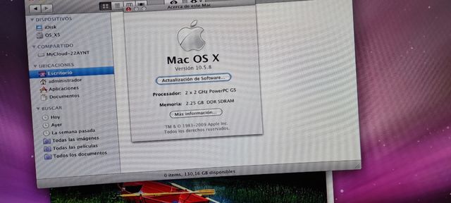 caja de aluminio del Power Mac G5