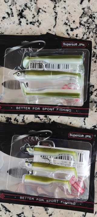 Señuelos Vinilos Pesca Lote 4
