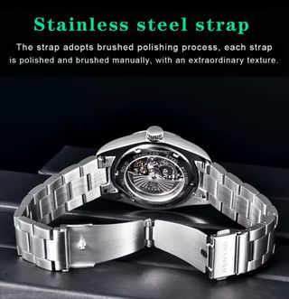🟢BENYAR-reloj de pulsera AUTOMATICO mecánico 