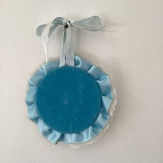 Quadretto angelo custode in argento vintage
