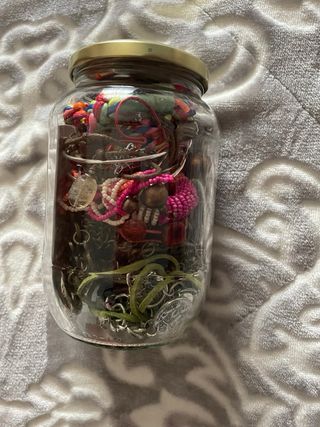 Tarro complementos varios pendientes/colgantes