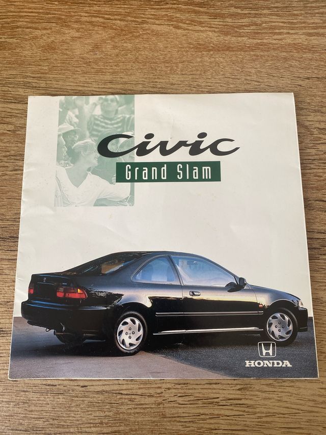 Folleto original Honda Civic Grand Slam años 90