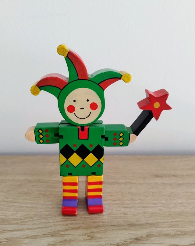 ARLEQUÍN DE MADERA ARTICULADO