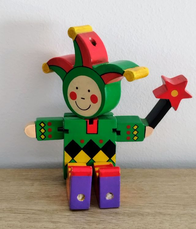 ARLEQUÍN DE MADERA ARTICULADO