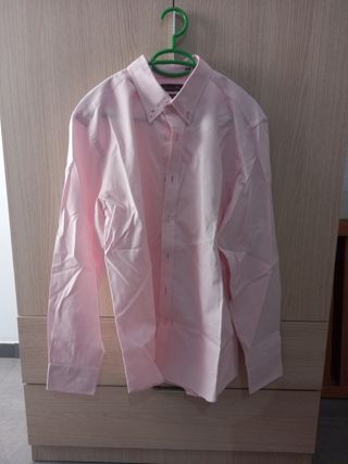 Camisa Rosa de hombre Slim Fit