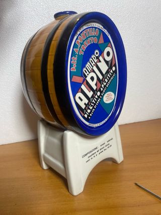 BOTTE AMARO ALPINO VINTAGE CERAMICA PUBBLICITARIA
