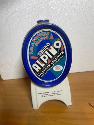 BOTTE AMARO ALPINO VINTAGE CERAMICA PUBBLICITARIA