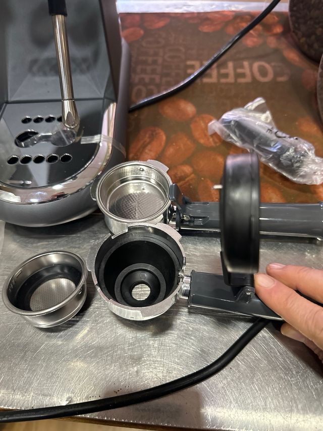 Maquina para cafe con deposito de agua