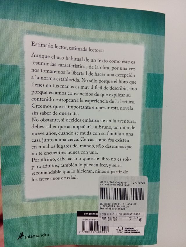 El niño con el pijama de rayas (edición Black Friday)