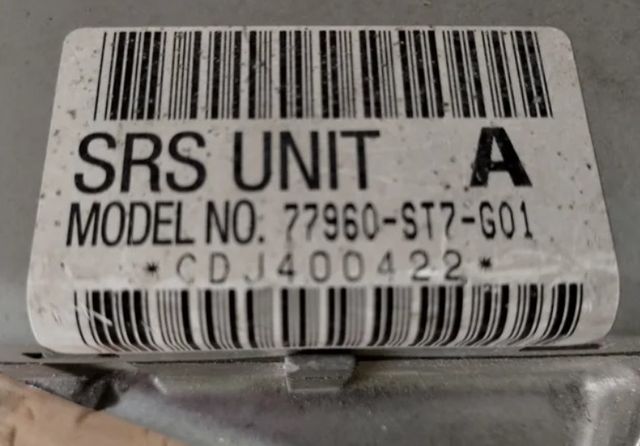 ecu airbag Civic VI EK-EJ mod 77960-ST7-G01