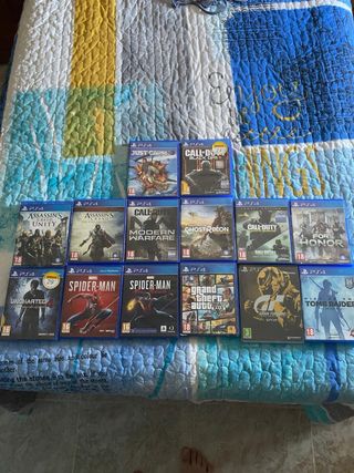 Vendo juegos ps4 perfecto estado