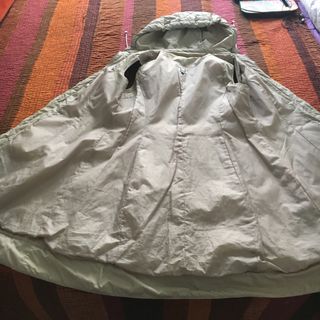 Chaqueta larga de plumas