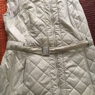 Chaqueta larga de plumas