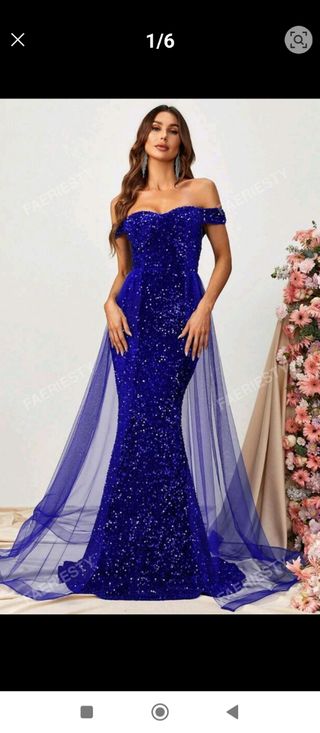 Vestido de fiesta de pedimento 