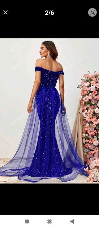 Vestido de fiesta de pedimento 