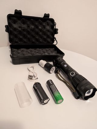 Lanterna Led XHP.50 Potente com Foco luz 500metros