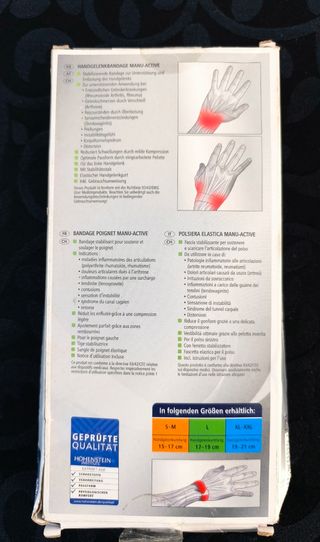 Liga elástica estabilizadora para pulso