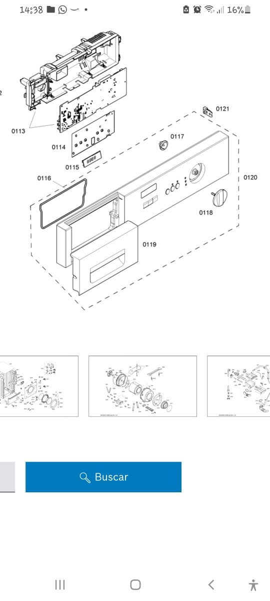 Piezas Lavadora Bosch WIE20260EE
