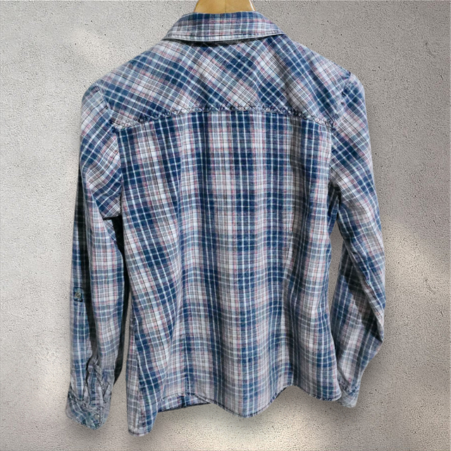 Peckott Plaid Button-Up Shirt Ref-77100