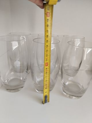 Cristalería 18 vasos