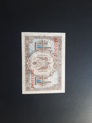BILLETE DE 1 PESETA DE 1940