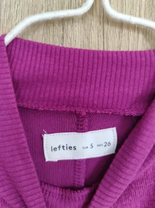 Jersey largo rosa · Lefties · S (perfecto estado)