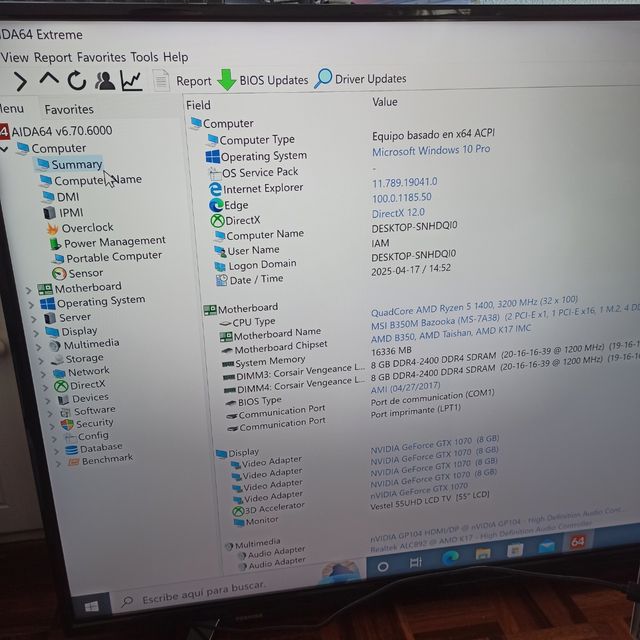 Ordenador Torre PC gaming