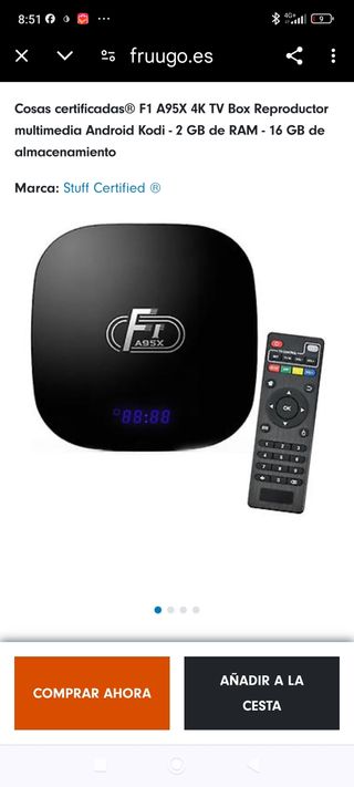 Tv box  A95sx f1 4k wifi