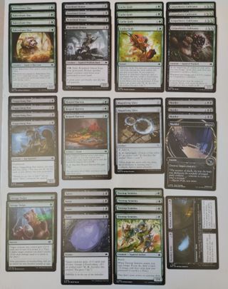 Deck Squirrel Forage Food Swarm Pauper Golgari MTG