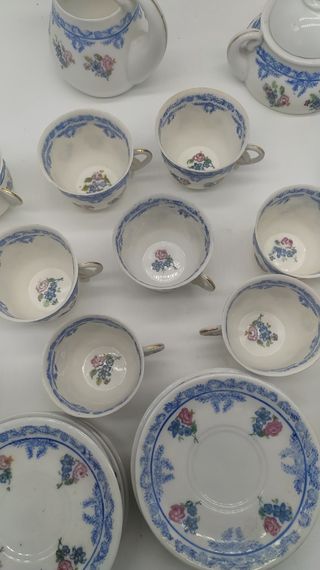 Juego de café cerámica de Castro.