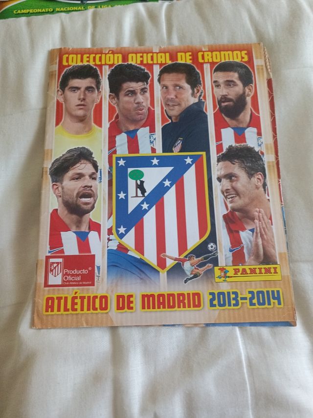 Colección oficial cromos Atlético de Madrid 13-14