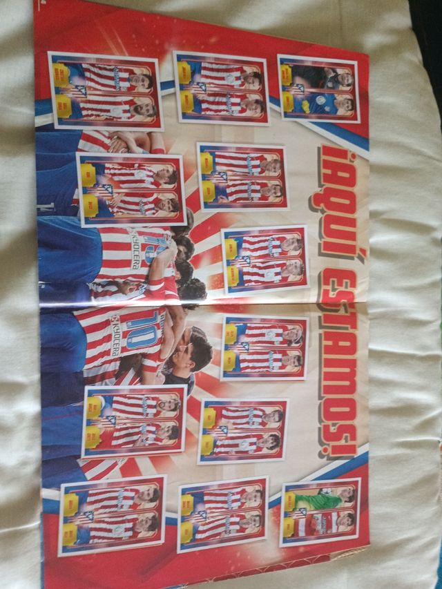 Colección oficial cromos Atlético de Madrid 13-14