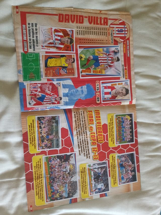 Colección oficial cromos Atlético de Madrid 13-14