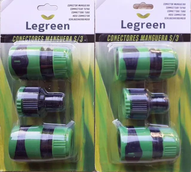 4 Raccordi Automatici Da 1/2 Connettori Giardino