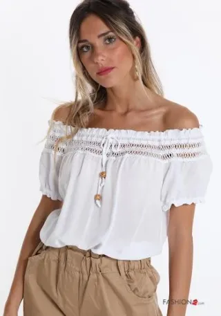 blusa blanca fina