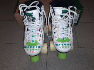 Pattini Roces Kolossal 33 Bianco/verde