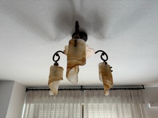 2 juegos de Lamparas salon macizas