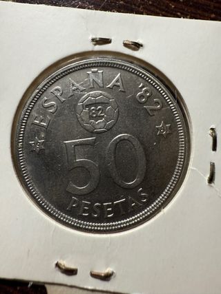 50 Pesetas 1980 Estrella 81 (Mundial 82) -  SC