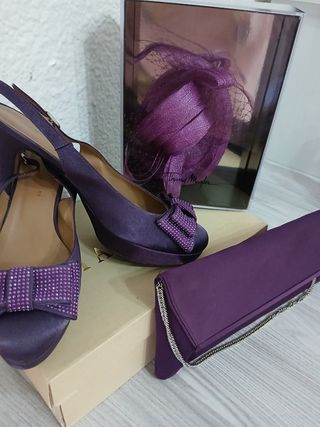 Conjunto zapatos y cartera
