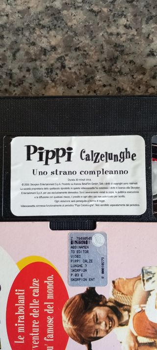 Vhs - Pippi Calzelunghe - Uno strano com