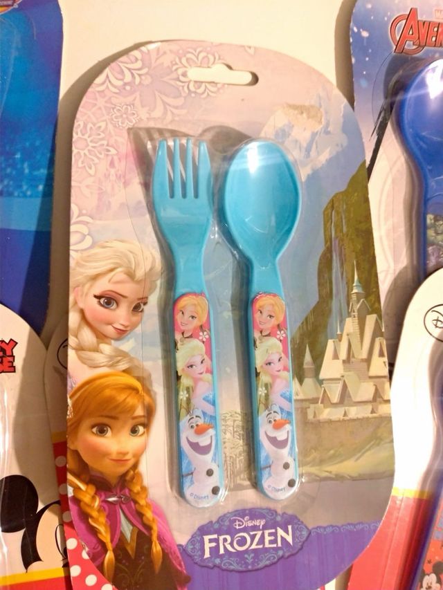Lotto di 30 confezioni di posate Disney bambini 