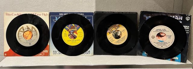 Lote 14 singles vinilos bandas sonoras películas