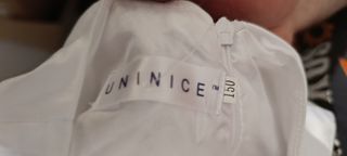 Vestido blanco de fiesta para niña