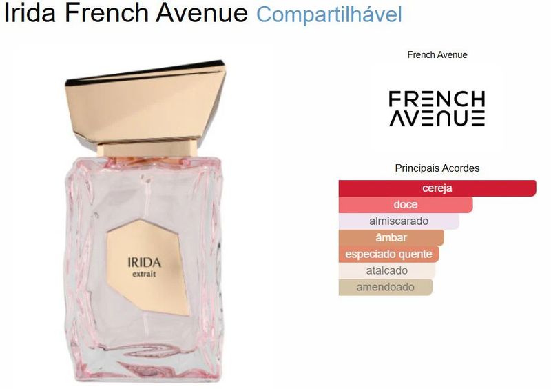 IRIDA EXTRAIT FRENCH AVENUE