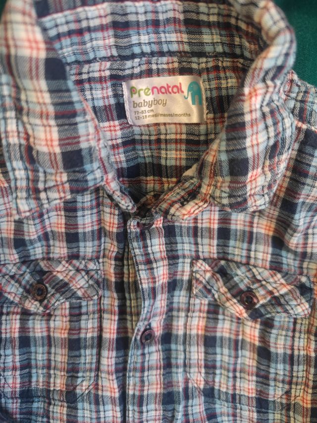 Lote camisas 12 meses