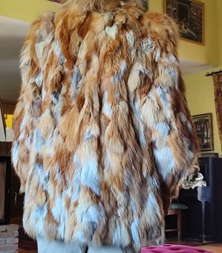 Chaquetón de piel de zorro 