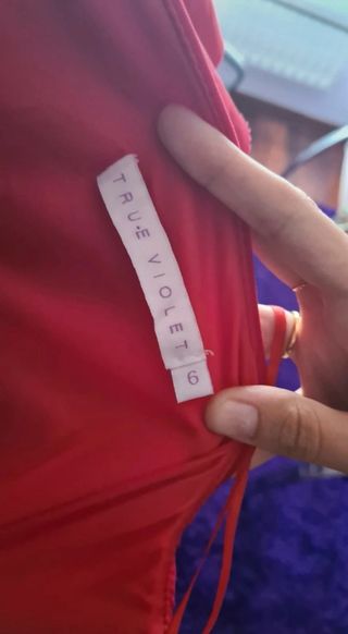 Mono de fiesta rojo XS