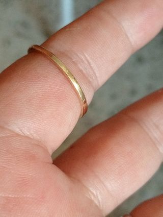 ANILLO PLATA Y CHAPADO ORO,BAJADA DE PRECIO 