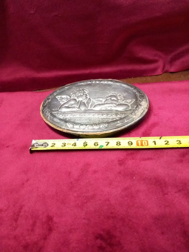 Quadretto puttini in argento