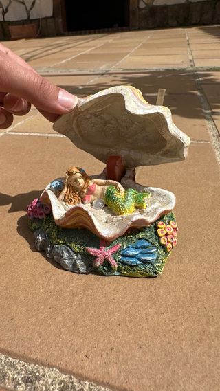 Lote decoracion acuario